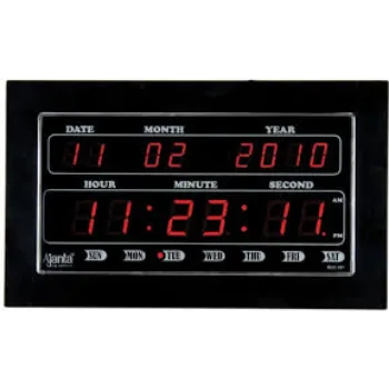 AJANTA Digital 20 cm X 34 cm Wall Clock 